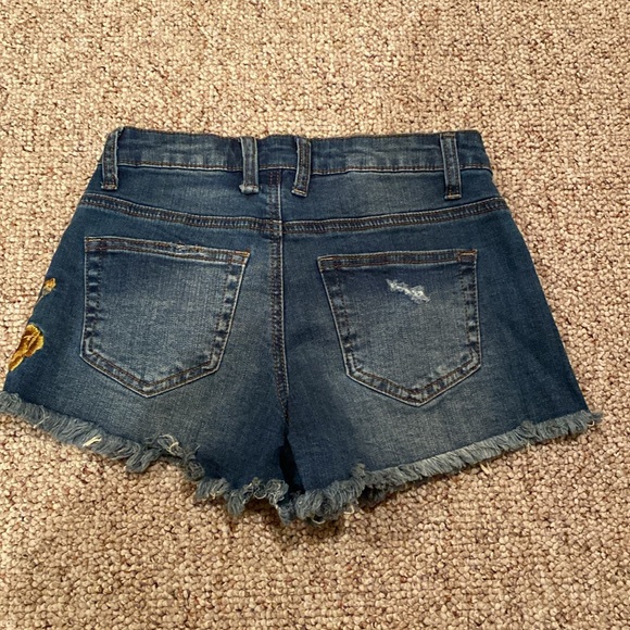 Hippie Laundry mid rise shortie flower shorts - Picture 3 of 4